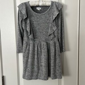 Gymboree LS Gray Dress - Size XS (4)